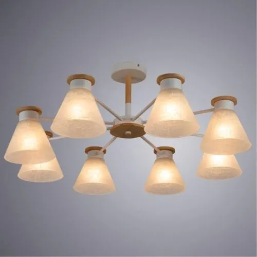 Потолочная люстра Arte Lamp Tyler A1031PL-8WH  фото 2